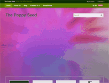 Tablet Screenshot of lovethepoppyseed.com